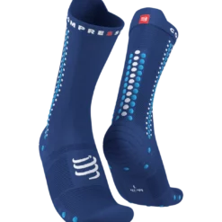 Compressport - Pro Racing Socks V4.0 Bike - Unisex - Sodalite/Fluo Blue