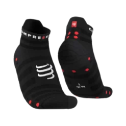 Compressport - Pro Racing Socks V4.0 Ultralight Run Low - Unisex - Black/Red