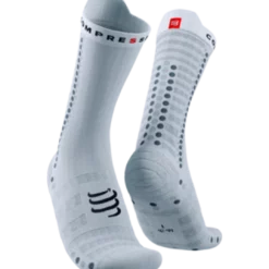 Compressport - Pro Racing Socks V4.0 Ultralight Bike - Unisex - White/Grey