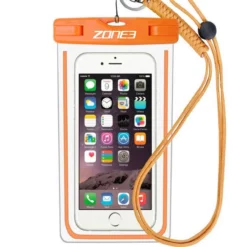 Zone 3 Zone3 - Waterproof Phone Pouch - Clear/Orange - 2023