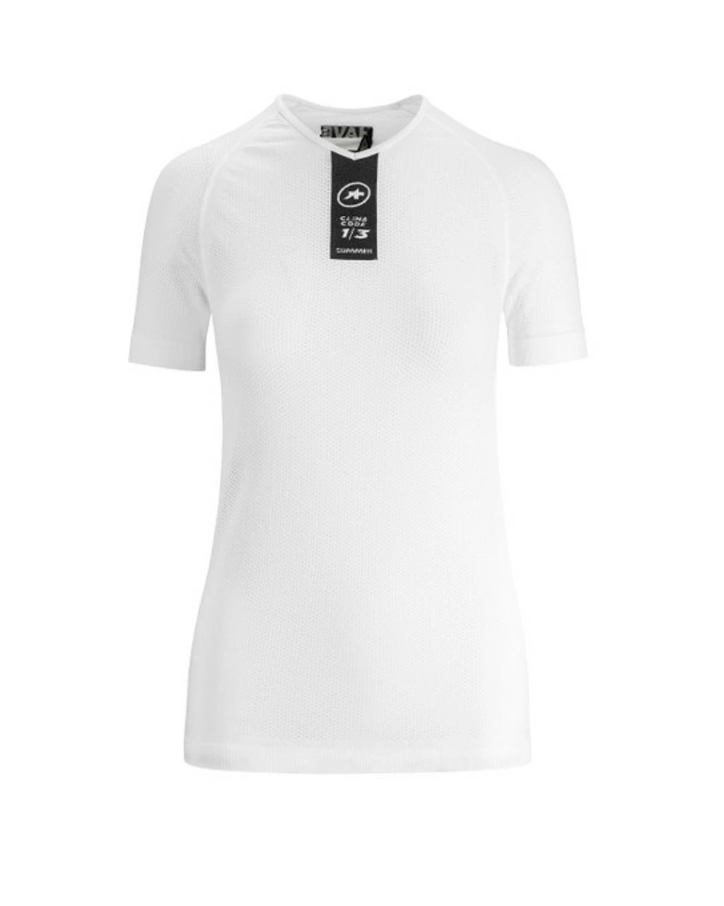Assos - Skinfoil Short-Sleeved Unisex Summer Base Layer - Holy White - Image 7