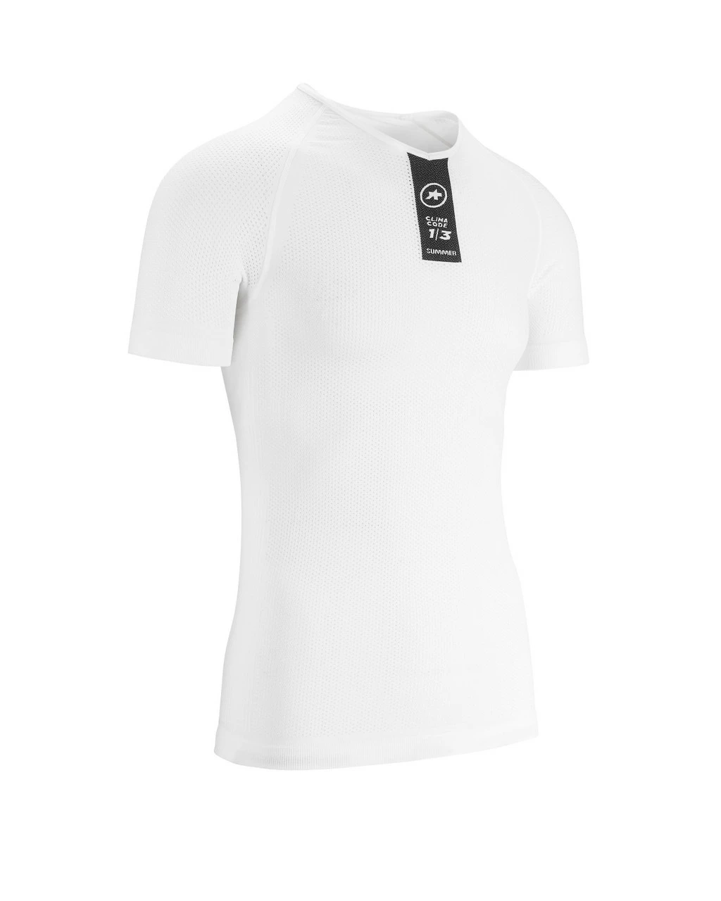 Assos - Skinfoil Short-Sleeved Unisex Summer Base Layer - Holy White - Image 6