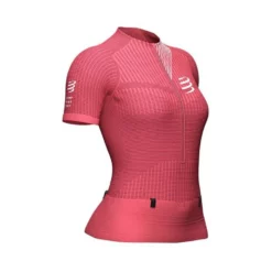 Compressport - Women's Trail Postural Short-Sleeved Top - Garnet Rose